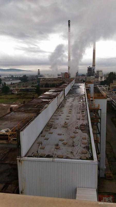 l'impianto OP visto dall'alto