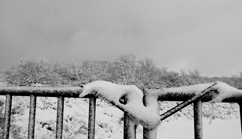 La neve sulla Catena del Marghine, oggi